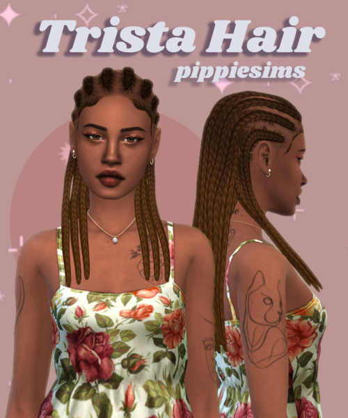  Trista HairCC used with this hair are these edges by @savvysweet and an ombre from the savvyxgrim