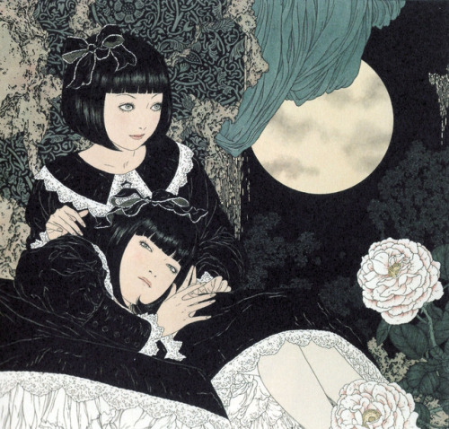  Yamamoto Takato 山本タカト Twins & full moon 