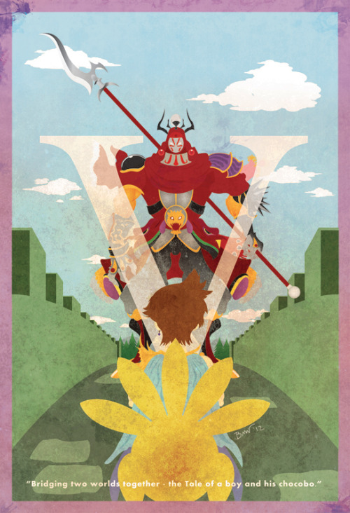 brettmwilsonart:Happy 25th Birthday Final Fantasy!!! (Post 1 OF 2)NOTE: These are the final revision