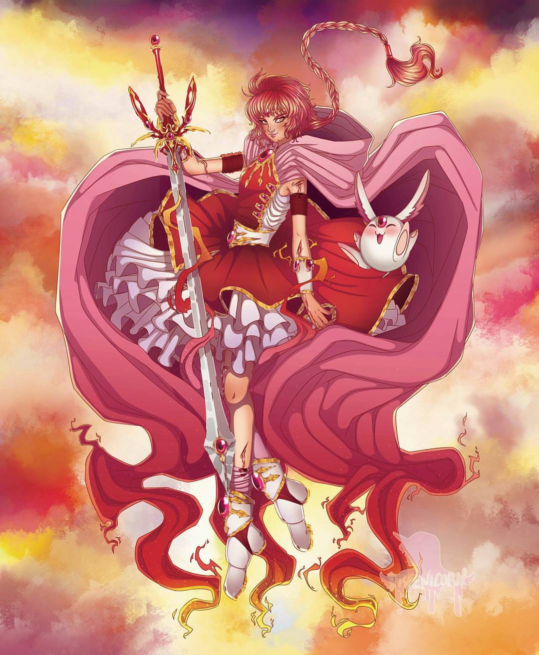 Magic Knight Rayearth - Hikaru Shidou - Magic Knight Rayearth - Posters and  Art Prints