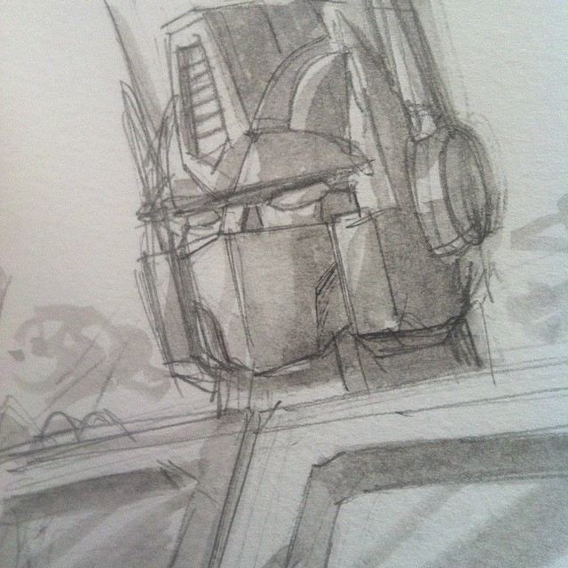 Optimus Prime Face Drawing. by OmegaRaijin on DeviantArt
