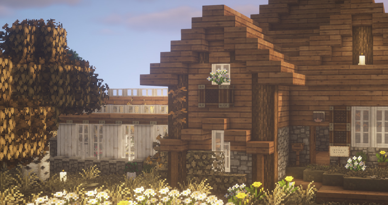 Aesthetic Cottagecore Minecraft House Small - Pixel Art Grid Gallery