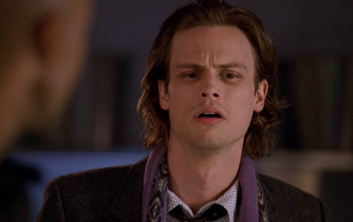 Spencer Reid Looking Shocked/disgusted