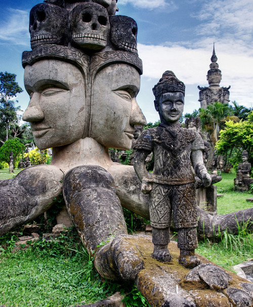 The Buddha Park in Vientiane, Laos (by ignacio izquierdo).