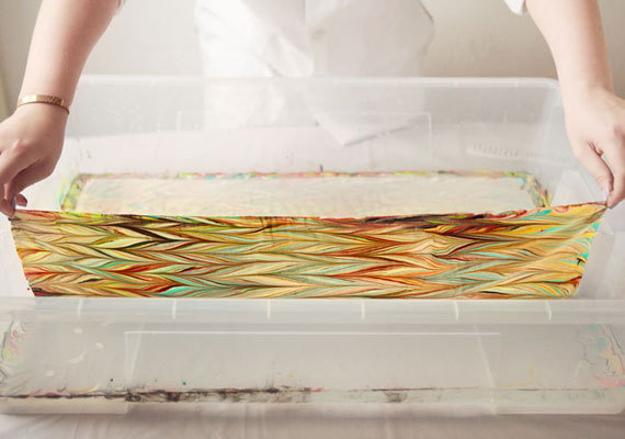etsy:  How-Tuesday: Make Your Own Marbled Scarf | The Etsy Blog 