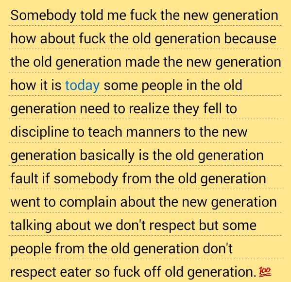 #Newgeneration vs #oldgeneration And you know I&rsquo;m right 😝😝😝😝😝😝😝😝😝😝😝