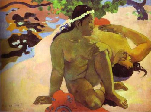 Paul Gauguin Are you jealous? post-impressionism