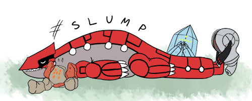 taplaos: How else do you think Groudon got stuck on that dinky land? (´⊙ω⊙`)