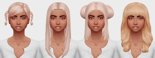 naevys-sims:HAIR RECOLORSUpdate of my old and deleted hair recolors. I deleted old posts and put all