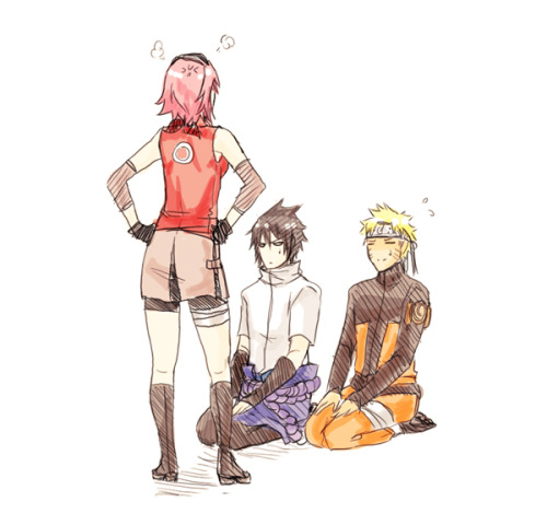 carrotcakebanditdoodles:  sakura is not having any of ur bullshit today 