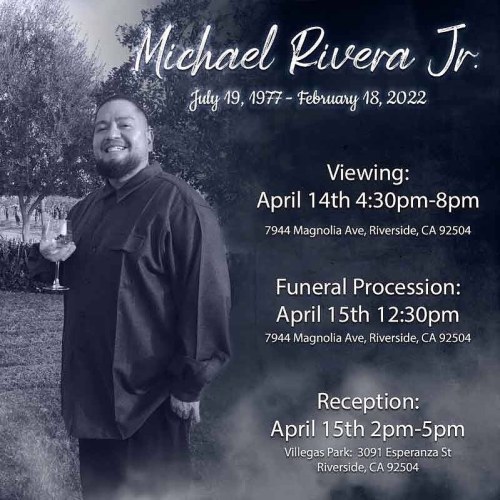 For those of you that have been asking. My brother Michael Jr.’s @951bosoe services are going to be this week. Due to Holy Week there will be no church service, but we will still have a viewing and funeral procession. If you have any questions just...