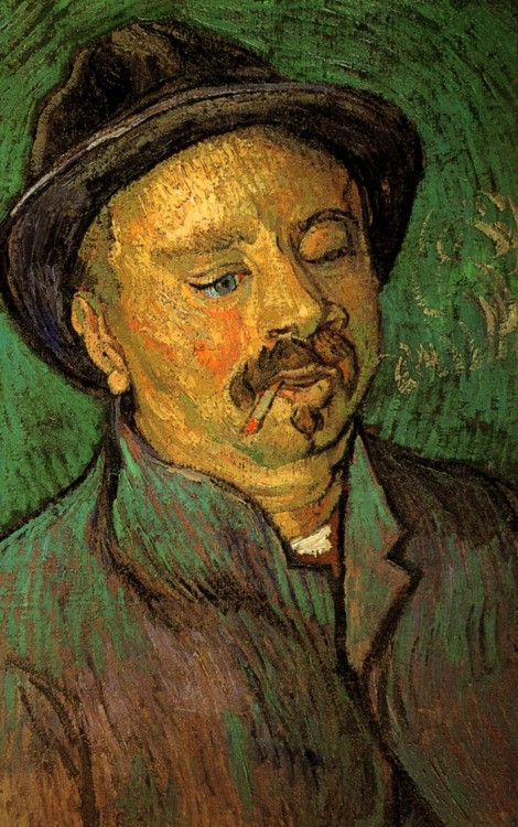 Portrait of a One-Eyed Man, 1888, Vincent van GoghMedium: oil,canvas