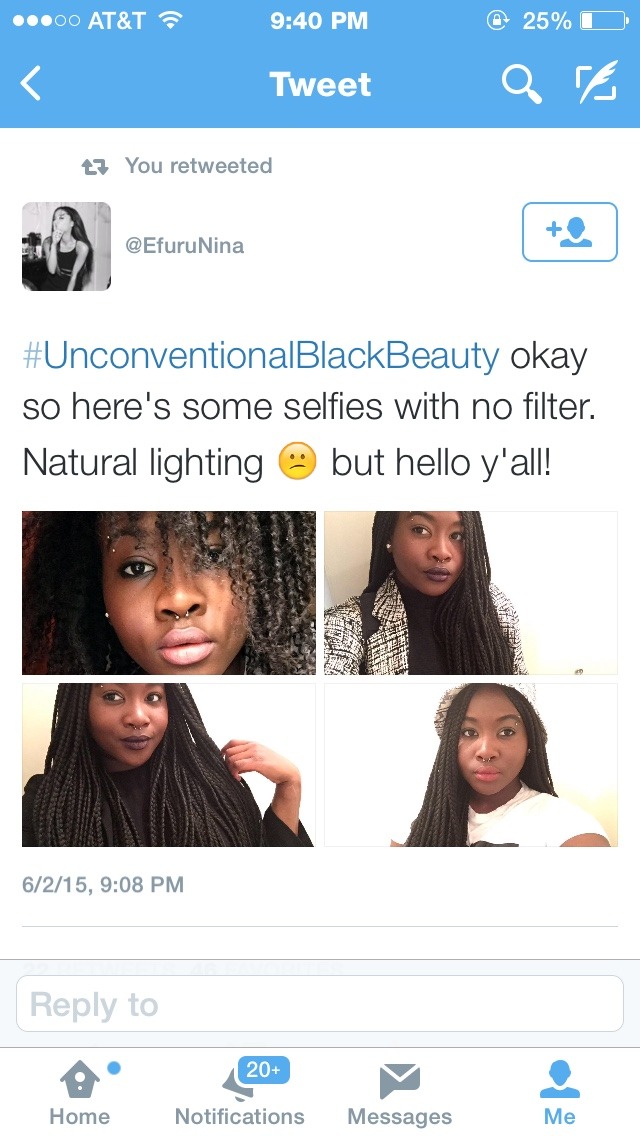 sharkbaitwhohahaa:  Unconventional Black Beauty is for black girls to embrace their