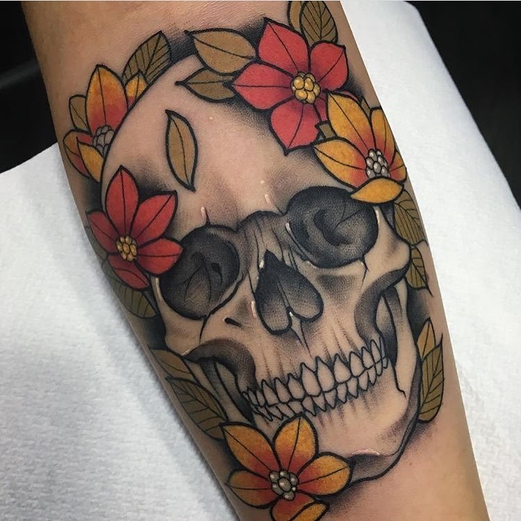 New traditional skull  Tattoos Insect tattoo Neo traditional tattoo