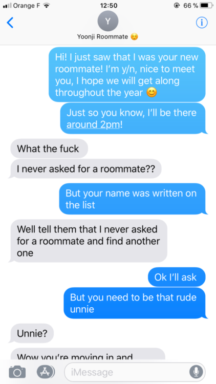 Yoongi roommate AU  ft. Bestfriend Namjoon  || 1/? Heyy, I had this -very basic- idea and well I wan