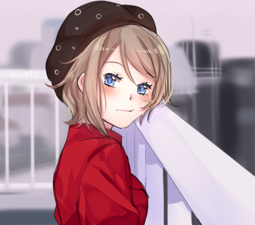 hiruu872:i drew watanabe you based on one of saitou shuka’s photoshoot ;;u;;