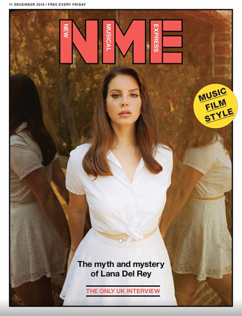 dellrey:    Lana Del Rey covers NME Magazine for December, shot by Neil Krug    