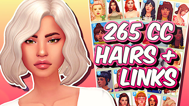 The Simpanions On Tumblr The Sims 4 Maxis Match Hair Collection