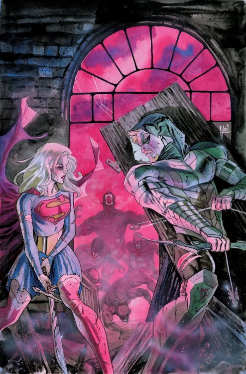 argoscity:KARA ZOR EL on the cover of DC VS. VAMPIRES: ALL-OUT WAR #1art by Guillem March