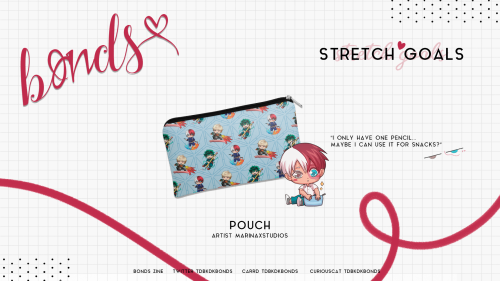  Our second unlocked stretch goal is this adorable and handy pencil pouch designed by @marinaxstudio