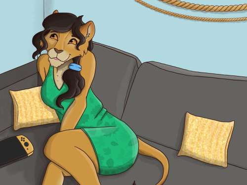 So I Really Wanted To Make A New Oc/fursona, And Ive Felt Really Connected To Big Cats Lately, So Heres
