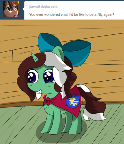 ask-peppermint-pattie:  If I were a filly