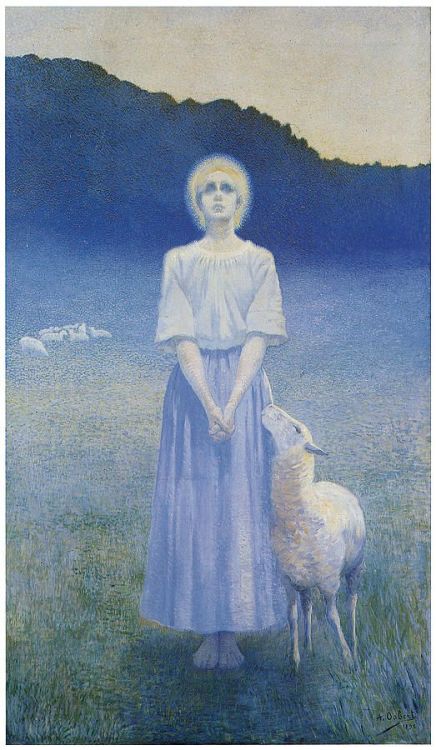 yamimin520: Vision Artist: Alphonse Osbert Date: 1892 Media: oil, canvas Size: 235×138cm Locat