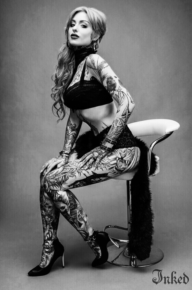 satanic-bitchuals:The incredible Ryan Ashley for Inked Magazine🖤 I fucking love