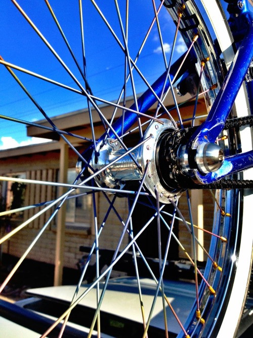 planetbmx:  davidperaza:  I’m in love with my new wheels :)  Sweet! They are pretty! -Wonder Woman