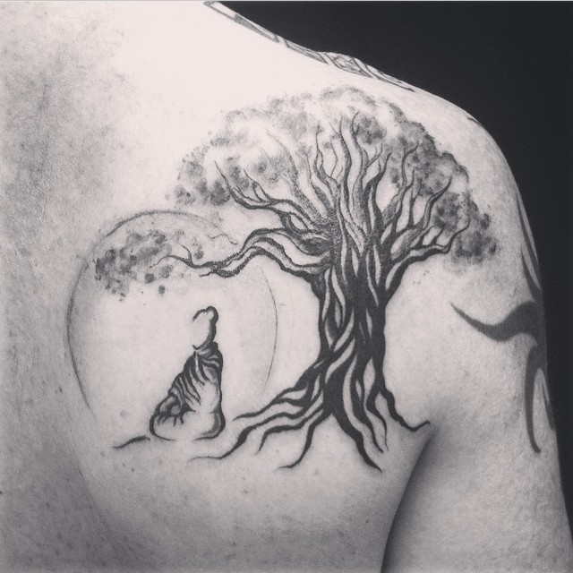 tattoo #2 - bodhi tree | 