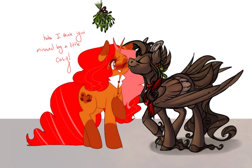 casynuf:  I think you missed just a smidgen there! (pffbt I couldn’t help it I love doing these mistletoe pictures and chances to get a kissy from Casy is too good to pass up! )———————Ahhhh pretty red lady <3Thank you for participating