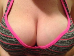 ablogformyboobs:  My new gym top might be