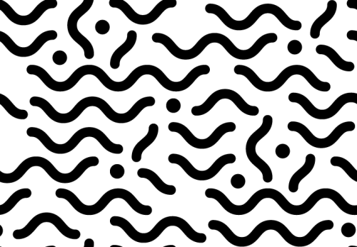 Fresh Pattern #51 “Composition Waves” A good ‘ol black and white one, looking forw