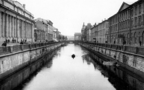 Neva river in Leningrad in 1920s