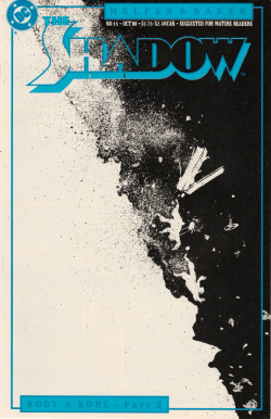 The Shadow, No. 15 (Dc Comics, 1988). Cover Art By Kyle Baker.from Anarchy Records