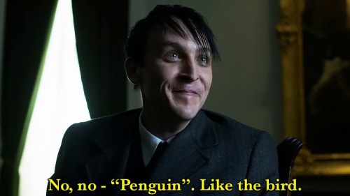 hidingbehindmyglasses: oswald-cobblepot-addicted: deleted-movie-lines: Deleted scene from Gotha