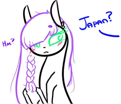 ask-japan-pony:ask-francepony:ask-japan-pony:ask-francepony: “You there Japan?    (Crap)    =3