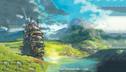 gravitationalbeauty:  Miyazaki – Howl’s Moving Castle by Extrapolated-Art