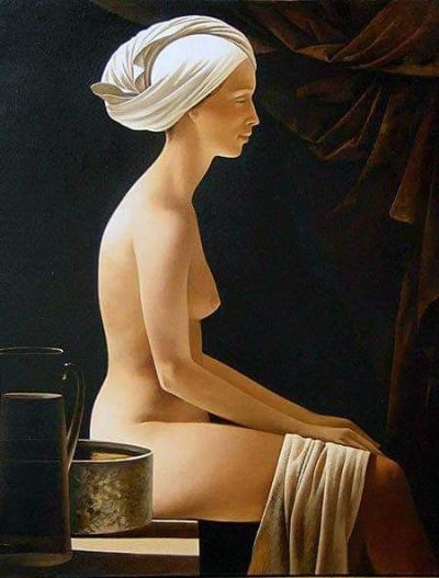 woman-in-art:«Bather»Aleksey Bazanov