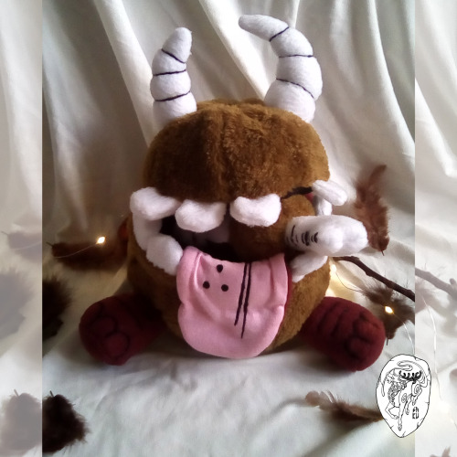 Chester plushie commission by Dotta Orora (FB).