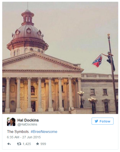 Watch a NC Educator Risk Jail Time by Tearing Down the Statehouse&rsquo;s Confederate Flag &ldqu