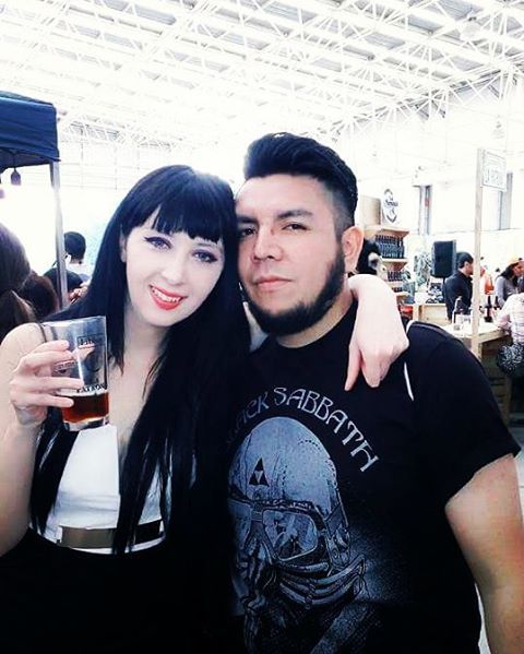 With my #girlfriend Silvia @curekokain in #beerfest #mexico #df #love #couple #mygirl