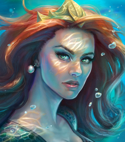 eepoxdraws: Inspired by Princess Mera from Aquaman