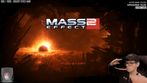 i’m live right now playing mass effect 2 on twitch! doing a full series playthrough! come say hi :D 