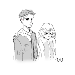 debbie-sketch:  Most intimidating couple