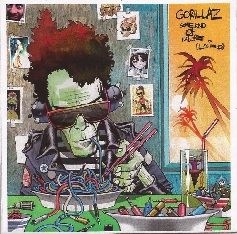 comicblah:  Lou Reed by Jamie Hewlett (from Some Kind of Nature - Gorillaz) R.I.P.