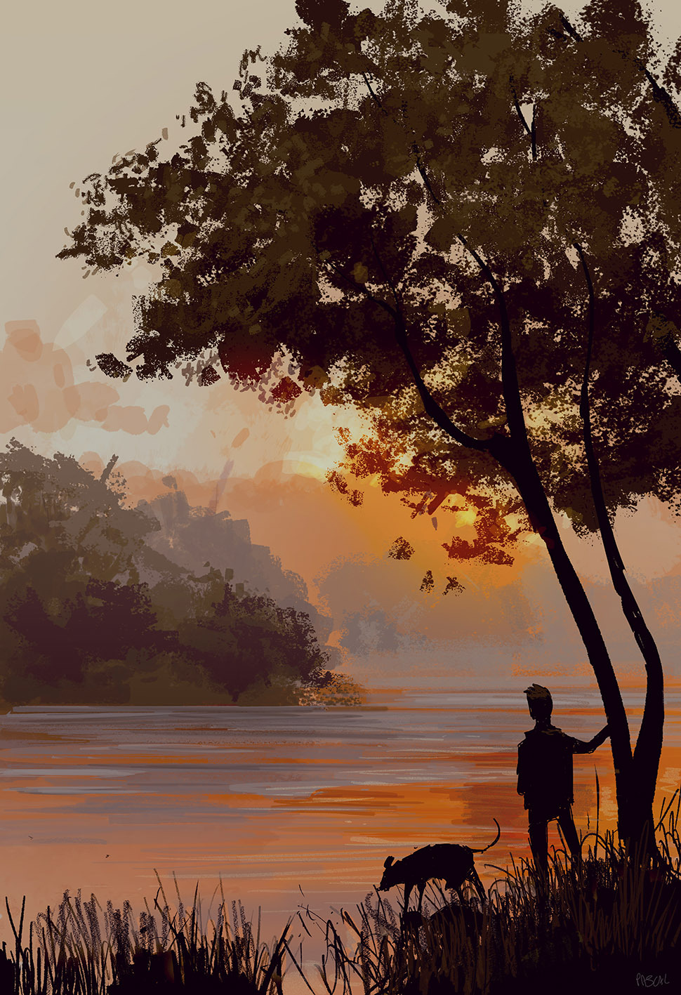 pascalcampion: Just before dark. #pascalcampion  I like both versions of this one.