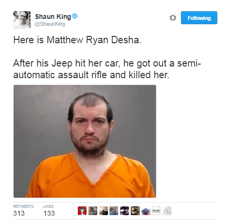 4mysquad:     if that’s not a prime example of superpretadory action, dunno what is. Did he get a cheeseburger from the cops, too?   