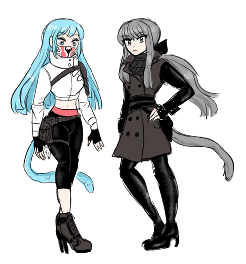 grace outfit redesign w/ new combat partner sun xiu vasilias (designed by bonpyro