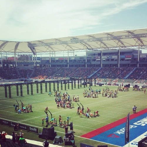 At the #Crossfit games in #LA.